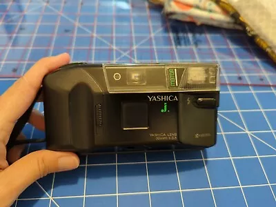 YASHICA AF J 35mm Compact FILM Camera With Data Back Not Working • $40