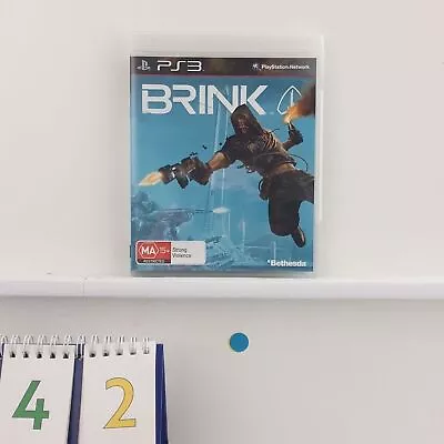 Brink PS3 Playstation 3 Game + Manual B42 • $7.95