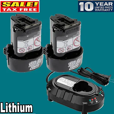 2X For MAKITA 10.8 Volt BL1013 BL1014 12V Lithium Battery 195332-9 194550-6 LC01 • $25.89