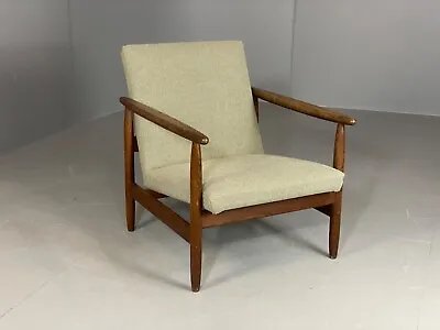 EB6178 Vintage Danish Armchair Easy Chair E A Johansson For FDB Mobler MCM MNOR • £550