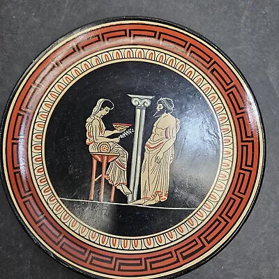 Greek Museum Replica Display Plate By J Spyropoulos Made In Greece 9 Of 17 • $18.85