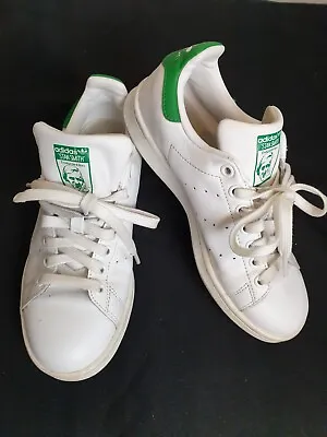 $40.35 • Buy Adidas Endorsed By Stan Smith-white And Green Flat Sneakers Men Us Size 6-comfy