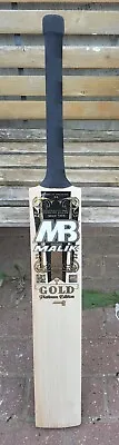 Mb Malik Gold Platinum Edition Cricket Bat A+ English Willow 13grain 42mm 2.12oz • £287