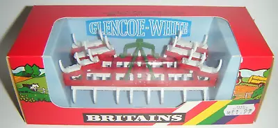 BRITAINS Farm # 9550 1/32 Tractor Model GLENCOE-WHITE Cultivator Trekka Tratore • £45