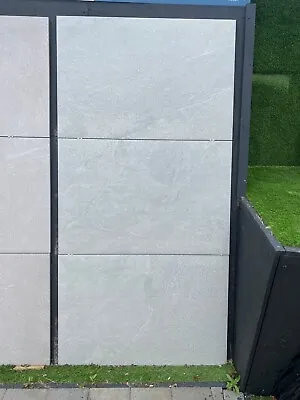 Grey Porcelain Paving Patio Slabs Tiles | 600x900x20mm | SPECIAL OFFER • £2