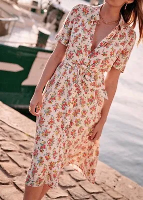 $187.99 • Buy Sezane AdÈle Dress Jardin Secret Size 34 Us 2