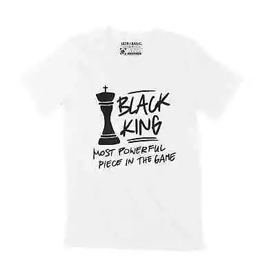 Men's Graphic T-Shirt Black King The Most Powerful Piece In The Game • $37.39