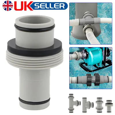 Pool Hose Connector Swimming Pool Filter Pump Pipe Joint Pool For Intex/Bestway • £9.50
