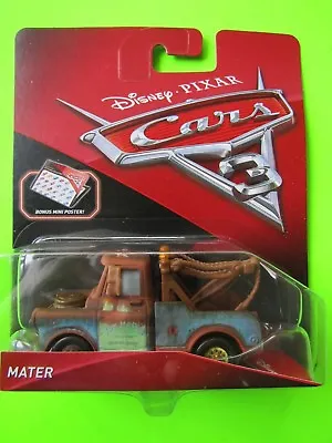 Disney Pixar Cars Mater W/ Bonus Mini Poster! Mattel  • $13.07