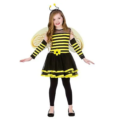 £12.39 • Buy Wicked Costumes Buzzy Bumble Bee Insect Bug Girls Child Fancy Dress New