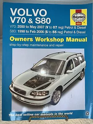 Volvo S80 V70 Shop Manual Haynes Service Repair Book S 80 V 70 Chilton Owners • $29.97