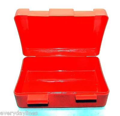 *** Red Plastic Multi Purpose Storage Box / Lunch Box / Craft Box / Tool Box *** • £4.95