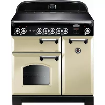 Rangemaster CLA90EICR/C Classic 90cm Electric Range Cooker 5 Burners A/A Cream • £2679