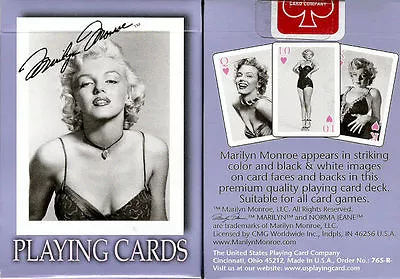 Marilyn Monroe Playing Cards Purple Collector's Deck By Bicycle • $10.95