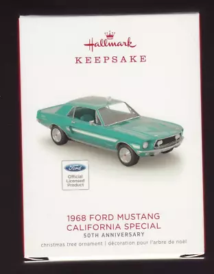 2018 Hallmark 1968 FORD MUSTANG  50th Anniversary  LIMITED EDITION  Ornament • $82.50