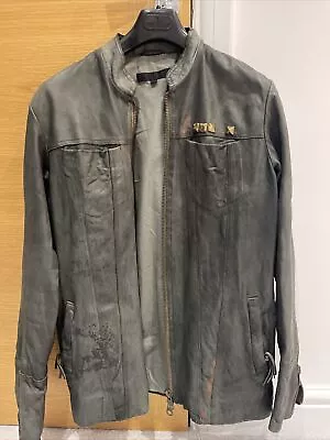 Allsaints Leather Jacket Mens Medium • £25