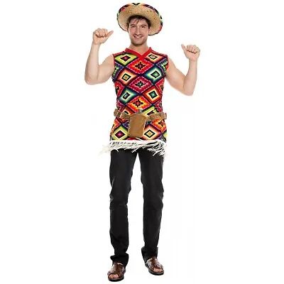 Mexican Tequila Shooter Costume Halloween Fancy Dress • $25.87