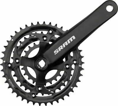 SRAM S-600 Crankset - 175mm 8-Speed 42/32/22t 104/64 BCD Square Taper • $63.34