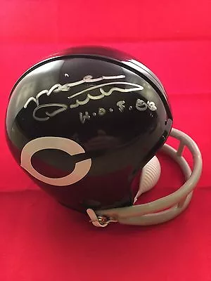 Mike Ditka Signed Bears Throwback Mini Helmet Mounted Memories Coa • $127.49