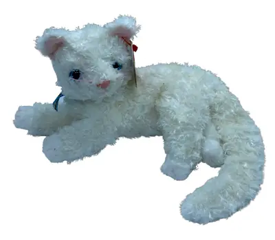 £5.99 • Buy Ty Beanie Babies  - STARLETT  The White Cat / Kitten Soft Toy / Plush / Plushie
