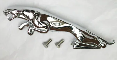 Jaguar Leaping Cat Large Chrome Bonnet Mascot / Emblem Jag Part BD10954 • $187.40