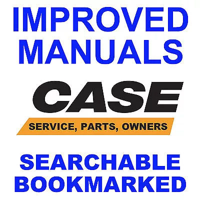 $28.95 • Buy Case 580 Super K 580SK Service Manual Operators Parts Manual LOT MANUALS PDF CD