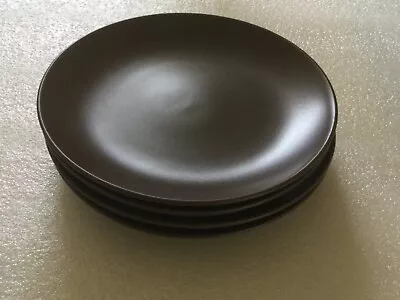 IKEA Cocoa Brown Matte Salad Luncheon Plates 8 5/8”- Set Of 4 219 63 • $25