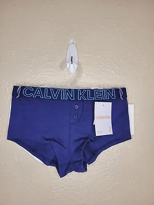 Calvin Klein Girls Underwear Panties 2 Pair Minishorts Size M 7/8 • £9.64