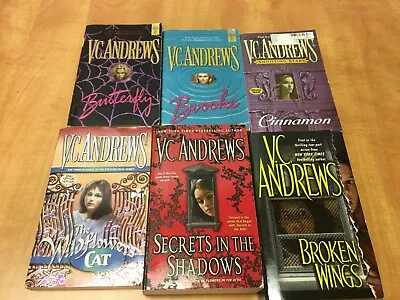 $15.99 • Buy Mixed Lot Of 6 V.C. Andrews ; Butterfly Brooke Cinnamon Wildflowers Cat Pb