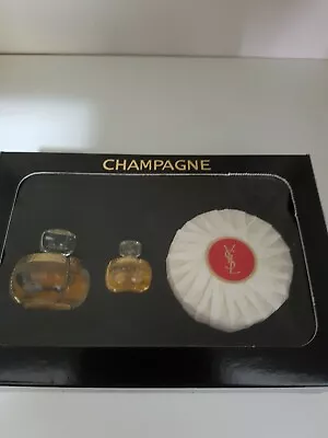 New Vintage Ysl Champagne (yvresse) Parfum/perfume Gift Set - Very Rare - Bnib • $395