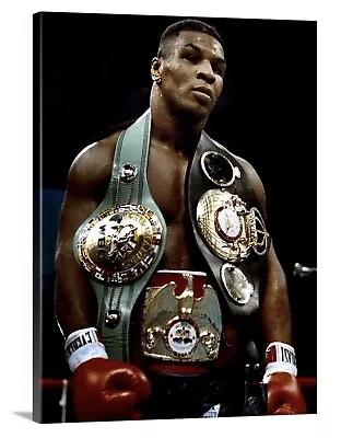 Mike Tyson Canvas 30x40 Print Picture Wall Art Boxing Gym Ring Champ Knockout • $79.99
