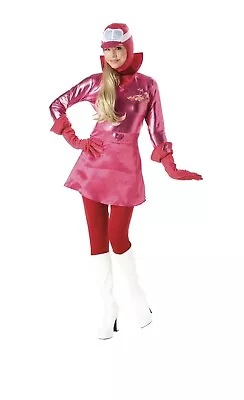 Womens Ladies Penelope Pitstop Fancy Dress Costume Adult Wacky Races Cartoon • £34.99