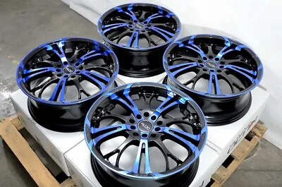16 Wheels Rims Black Blue Fit Kia Soul Mazda 3 Eclipse Nissan Kicks Leaf Impreza • $649