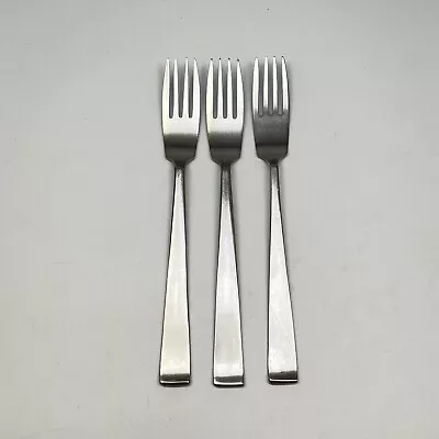 Sola Holland Dinner Fork CORA MCM Modern Stainless Steel Flatware 3Pc • $25.39