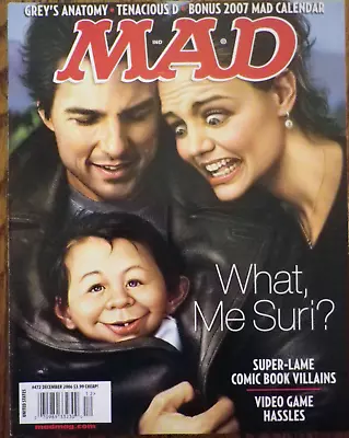 MAD Magazine #472 - Dec 2006 - Tom Cruise Cover - EC Comics - HIGH QUALITY • $6.36