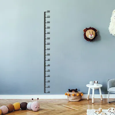 $9.76 • Buy Acrylic Mirror Height Measure Wall Sticker Children Growth Chart Home DIY Decor