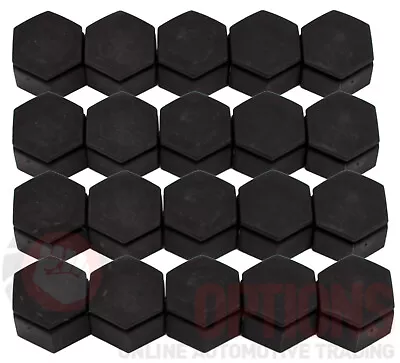 GENUINE Holden GMH Or HSV VE-VF Commodore BLACK Wheel Nut Cover Set (20) • $78