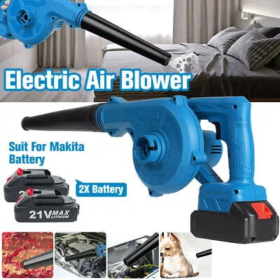 2 In 1 Cordless Leaf Blower Dust Suction Vacuum Cleaner 2X Battery+Charger • $49.59