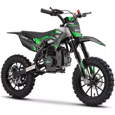 MotoTec 50cc 2-Stroke Kids Gas Mini Dirt Bike Thunder Green • $469.02