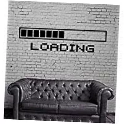 Loading A Video Game Wall Poster Decal Cool Gamer Stuff Computer Wall Stickers  • $24.25