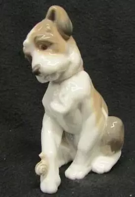 Lladro #6211 NEW FRIEND Super Cute Dog Puppy With Snail Porcelain Retired • $52.95