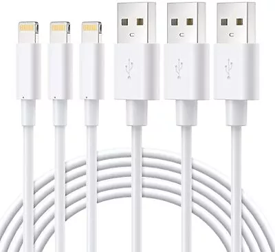 $9.80 • Buy 3X GENUINE MFI Certified Lightning Cable For Apple IPhone 7 8 X 11 12 13 14 PRO