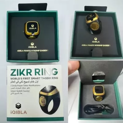 Smart Tasbih Zikr Finger Digital Ring Tally Counter Hajj Umrah Gift Islam Muslim • £19.99