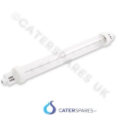 Catering Heat Lamp 220mm Gantry Light Halogen Infrared Bulbs Push In 240v 500w • £18