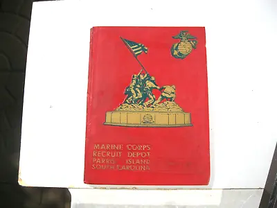 Marine Corps Recruit Depot Parris Island 1976 Yearbook 1st Batt Platoon 1020 • $35