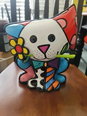 Yellow Flower Romero Britto Authentic Sculpture 3DMedia • $3500