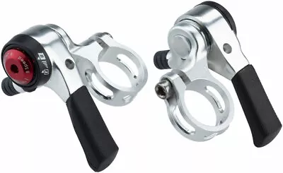 MicroSHIFT Thumb Shifter Set 8-Speed Double/Triple Shimano Compatible Black • $78.99