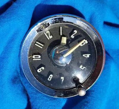 Vintage 1953 54 Chevrolet Pointac Automotive Clock Dash Works • $129.99