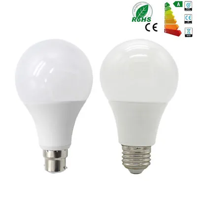 3W - 25W LED E27/B22 GLS Light Bulb Energy Saving Lamp Cool White Globe A+ UK • £2.99