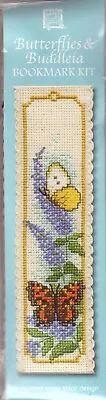 £6.50 • Buy Textile Heritage Counted Cross Stitch Bookmark Kit - Butterflies & Buddleia